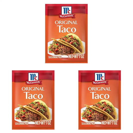 McCormick Original Taco Seasoning Mix, 1 oz (Pack of 3)