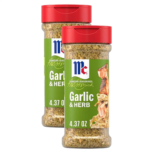 McCormick Garlic, Herb and Black Pepper and Sea Salt All Purpose Seasoning, 4.37 oz (Pack of 2)