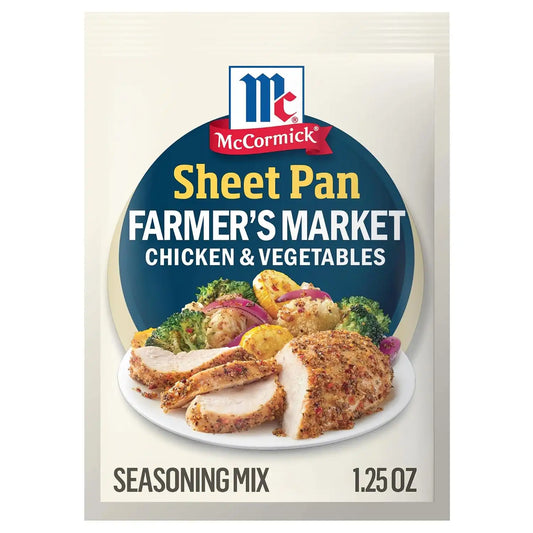 McCormick Farmers Market Chicken & Vegetables Seasoning Mix, 1.25 oz