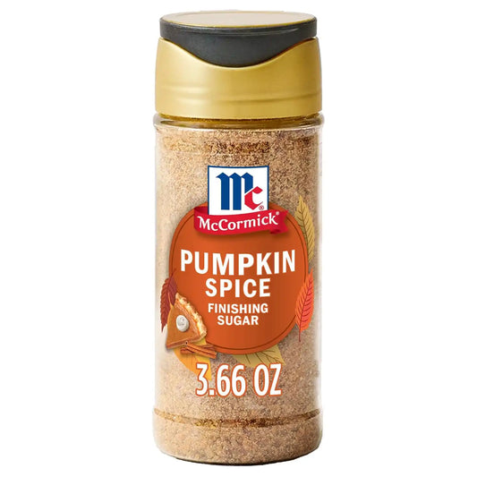 McCormick Finishing Sugar, Pumpkin Spice, Limited Edition, 3.66 oz