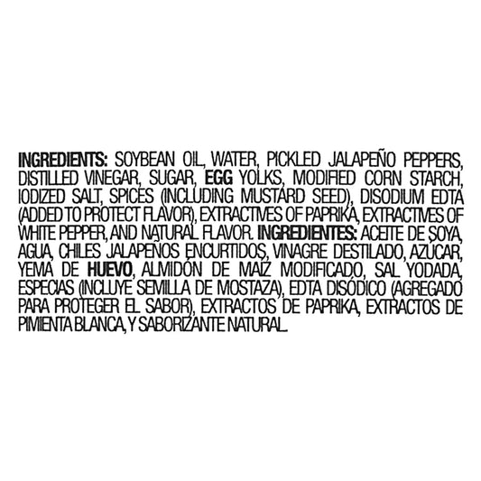 McCormick Mayonnaise Dressing, Jalapeño, A Smooth, Spicy Mayo That is a Great Addition to Sandwiches, Dips, Aioli, Cold Salads, Tacos, and More, 10.3 fl oz (Pack of 6)