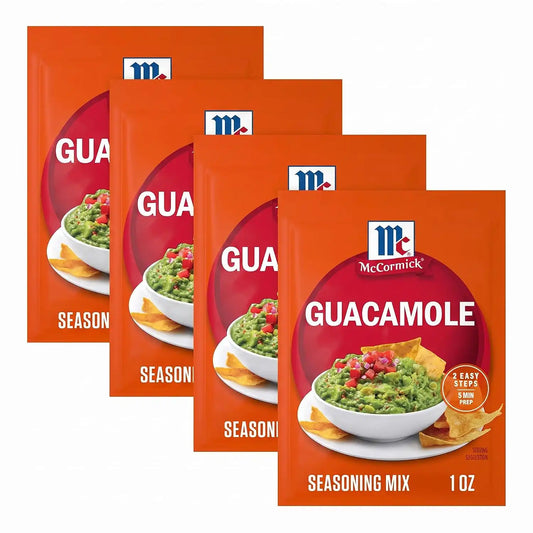 McCormick Guacamole Seasoning Mix, 1 oz (Pack of 4)
