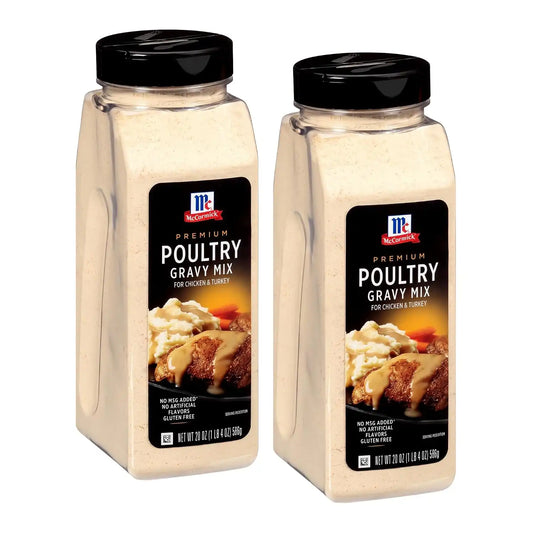 McCormick Premium Poultry Gravy Mix,20 oz,(Pack of 2)