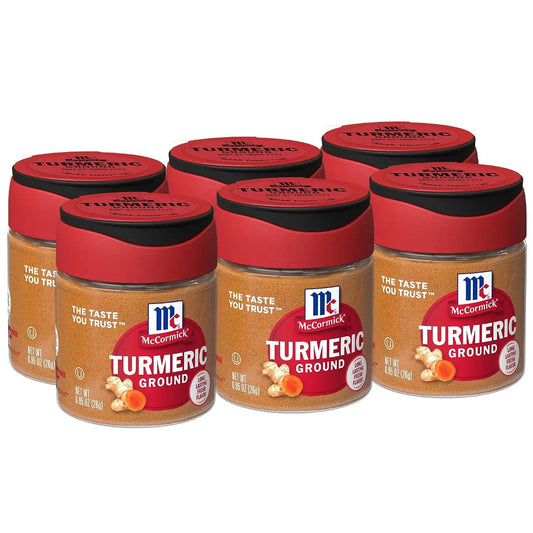 McCormick Ground Turmeric, 0.95 oz (Pack of 6)