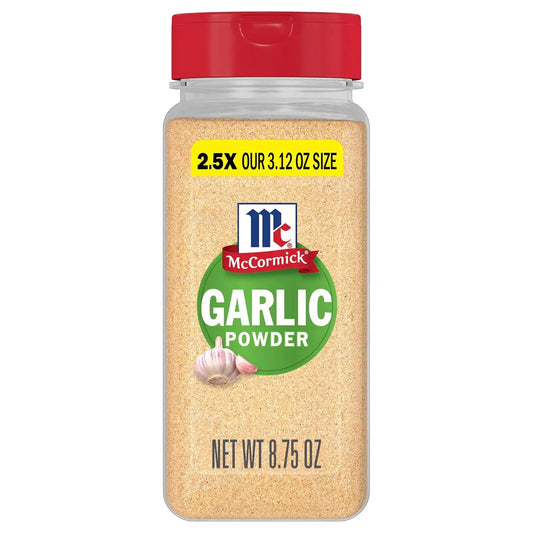 McCormick® Garlic Powder Made from Whole Garlic Cloves for Cooking, 8.75 oz