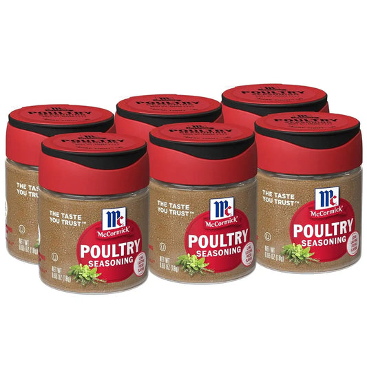 McCormick Poultry Seasoning, 0.65 oz (Pack of 6)