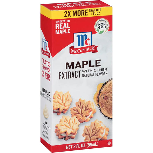 McCormick Maple Extract with Other Natural Flavors, 2 fl oz (Pack of 6)