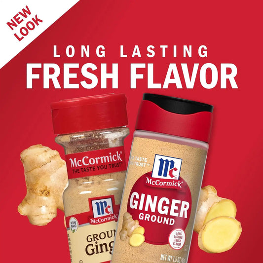 McCormick Ground Ginger, 1.5 oz (Pack of 6)