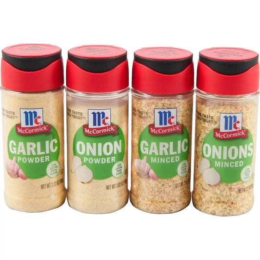 McCormick Garlic & Onion 4 Count Variety Pack, 1.02 lb