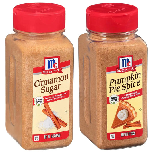 McCormick Cinnamon Sugar and Pumpkin Pie Spice Bundle, 24 oz