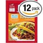 McCormick Seasoning Mix Taco 30% Less Sodium, 1.25 OZ (Pack of 12)