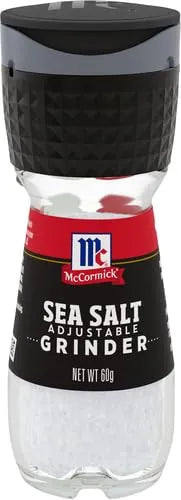 McCormick Sea Salt Grinder, 2.12 oz (Pack of 2)