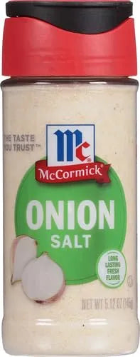 McCormick Onion Salt, 5.12 oz (Pack of 2)