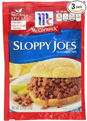 Mccormick Sloppy Joes Seasoning Mix 1/31 Oz - 3 Pack