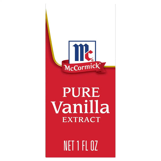 McCormick Pure Vanilla Extract, No Corn Syrup, Gluten Free, 1 fl oz