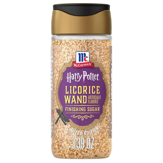 McCormick Harry Potter Finishing Sugar, Licorice Wand, 3.39 oz