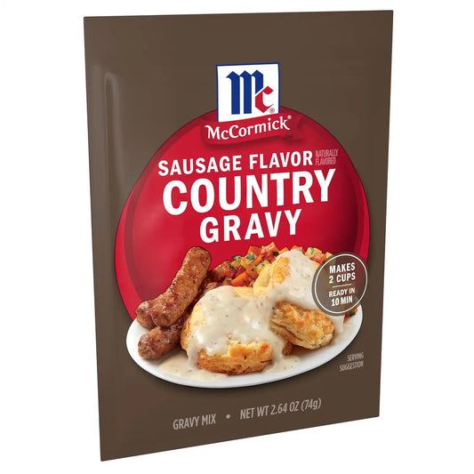 McCormick Sausage Flavor Country Gravy Mix, 2.64 oz