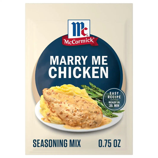 McCormick Seasoning Mix, Marry Me Chicken Orzo, One Pot, 0.75 oz (Pack of 12)