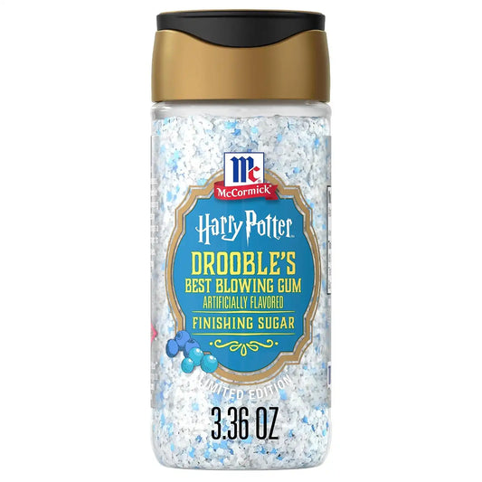 McCormick Harry Potter Finishing Sugar, Drooble’s Best Blowing Gum, 3.36 oz