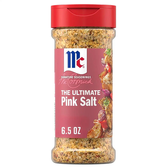 McCormick Himalayan Pink Salt with Black Pepper and Garlic All Purpose Seasoning, 6.5 oz (Pack of 6)