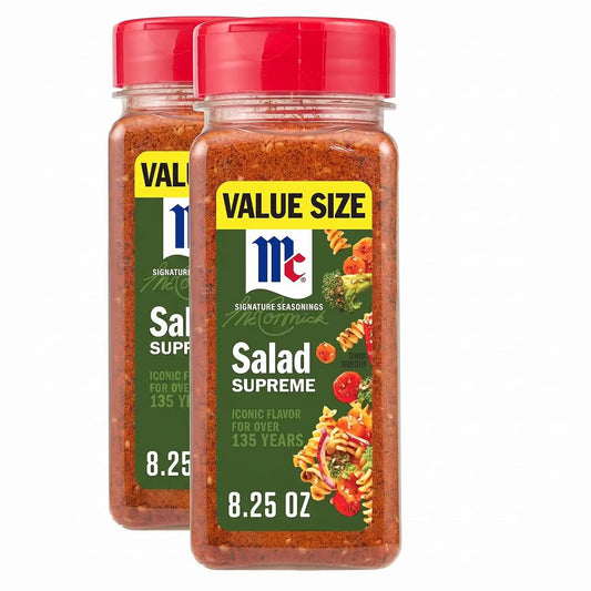 McCormick Perfect Pinch Salad Supreme Seasoning,8.25 oz,(Pack of 2)