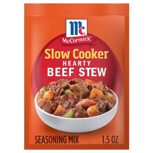 McCormick Slow Cooker Hearty Beef Stew Seasoning Mix, 1.5 oz