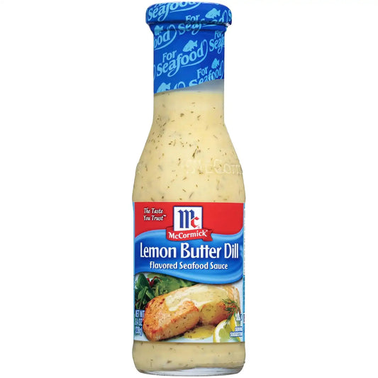 McCormick Lemon Butter Dill Flavored Seafood Sauce, 8.4 oz