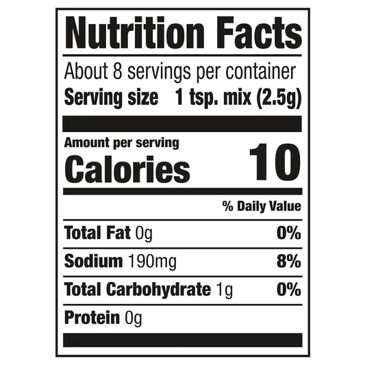McCormick Caesar Seasoning Mix, Flavor Maker, 0.75 oz (Pack of 12)
