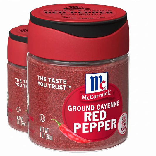 McCormick Ground Cayenne Red Pepper, 1 oz (Pack of 2)