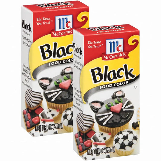 McCormick Black Food Color, 1 fl oz (Pack of 2)