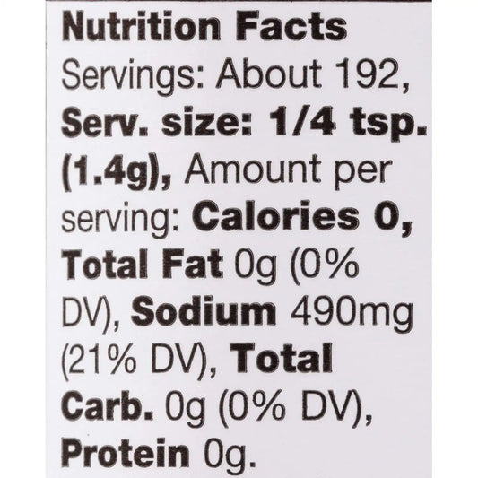 McCormick Garlic Salt, 9.5 oz (Pack of 12)