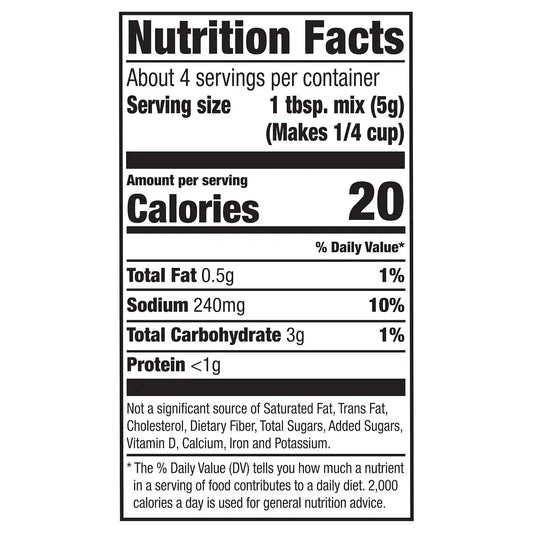 McCormick Mushroom Gravy Mix, 0.75 oz