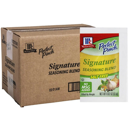 McCormick Perfect Pinch Signature Seasoning Packets, 500 count - 500 Count Packets of Signature Seasoning Blend Made With 14 All-Purpose Herbs and Spices