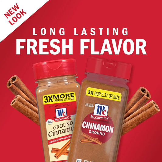 McCormick® Ground Cinnamon, 7.12 oz, Pack of 1
