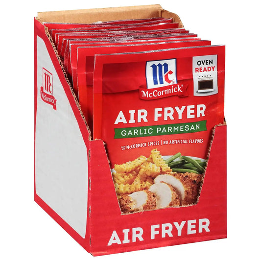 McCormick Air Fryer Garlic Parmesan Seasoning Mix, 1.25 oz (Pack of 12)