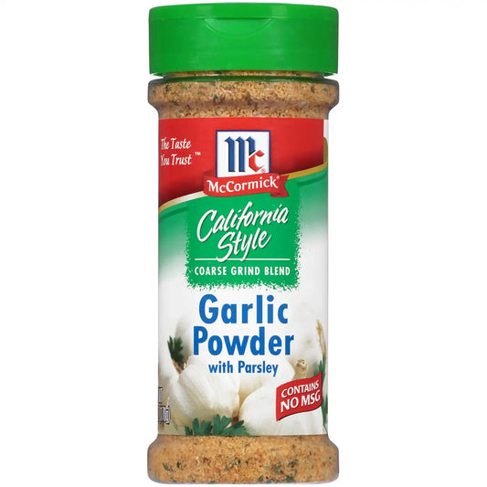 McCormick California Style Garlic Powder with Parsley Coarse Grind Blend, 6 oz (Pack of 12)