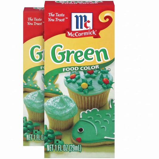 McCormick Green Food Color, 1 fl oz (Pack of 2)