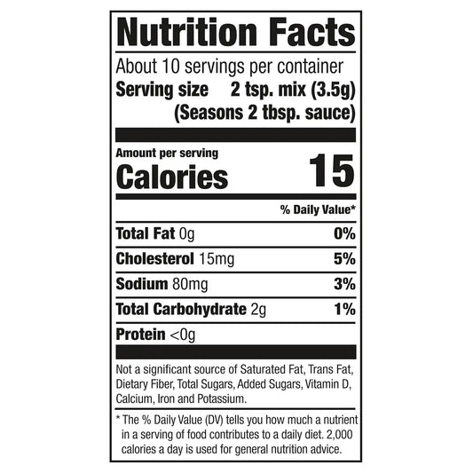 McCormick Hollandaise Sauce Mix, 1.25 oz