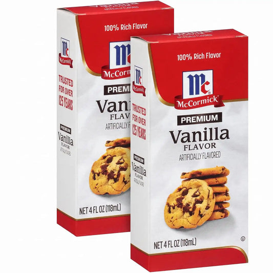 McCormick Premium Vanilla Flavor, 4 fl oz (Pack of 2)