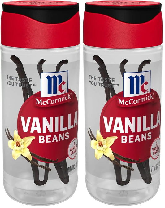 McCormick Vanilla Beans, 2 count (Pack of 2)