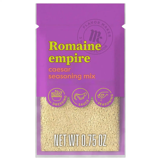 McCormick Caesar Seasoning Mix, Flavor Maker, 0.75 oz (Pack of 12)