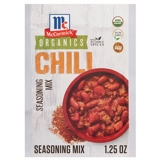 McCormick Organics Chili Seasoning Mix, 1.25 oz (Pack of 12)