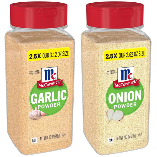 McCormick Garlic Powder and Onion Powder Bundle, 16.37 oz