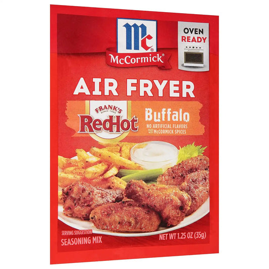 McCormick Air Fryer Buffalo Seasoning Mix, 1.25 oz (Pack of 12)