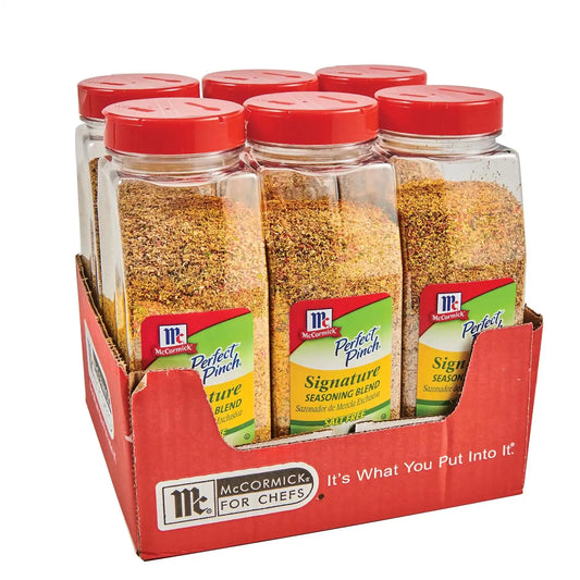 McCormick Perfect Pinch Signature Seasoning, 21 oz (Pack of 6) - Six 21 Ounce Containers of Signature Seasoning Blend Made With 14 Premium Herbs and Spices